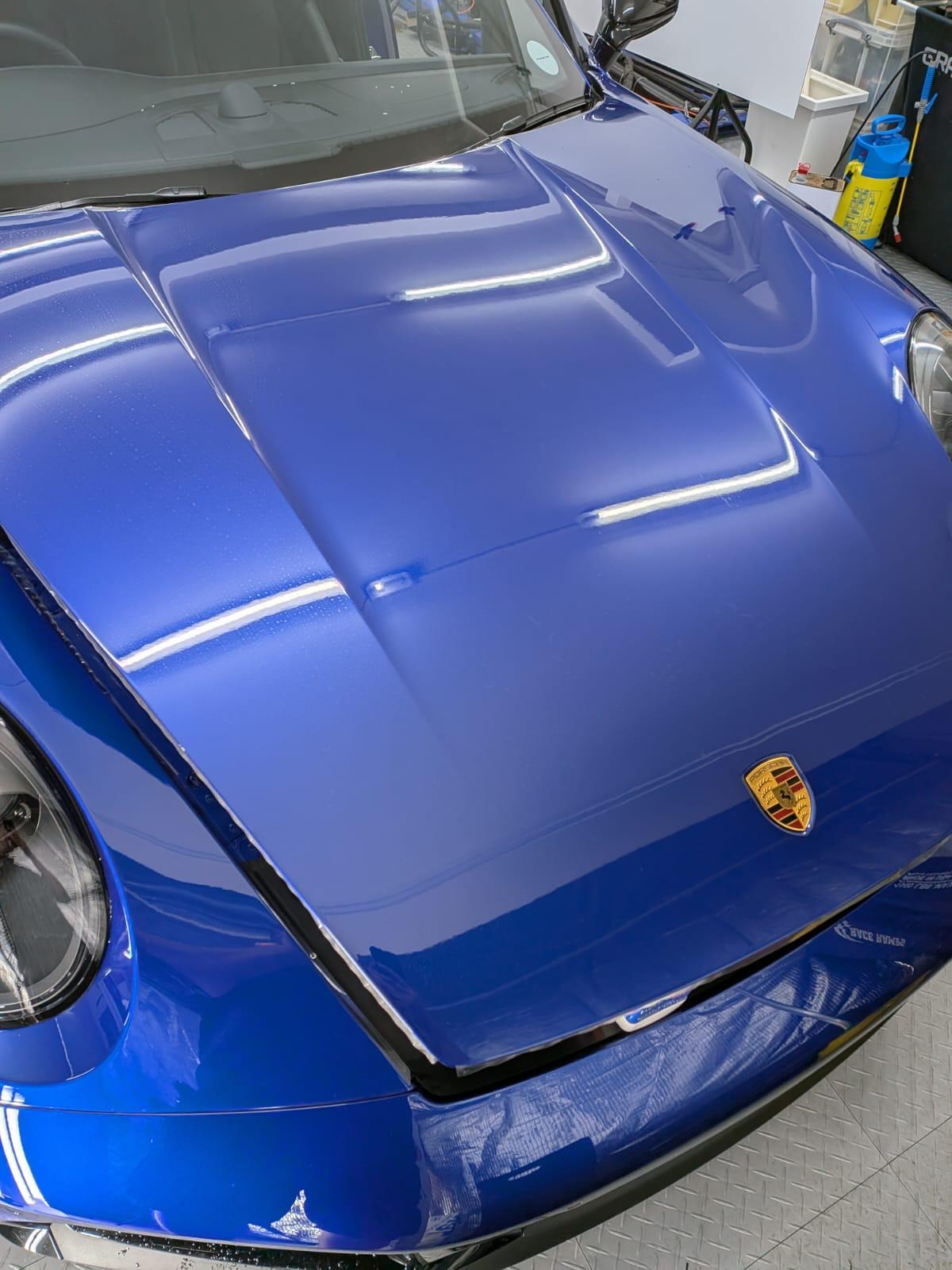 Porsche 911 Carrera 4 GTS finished in San Marino Blue – Full car Paint Protection Film (PPF)