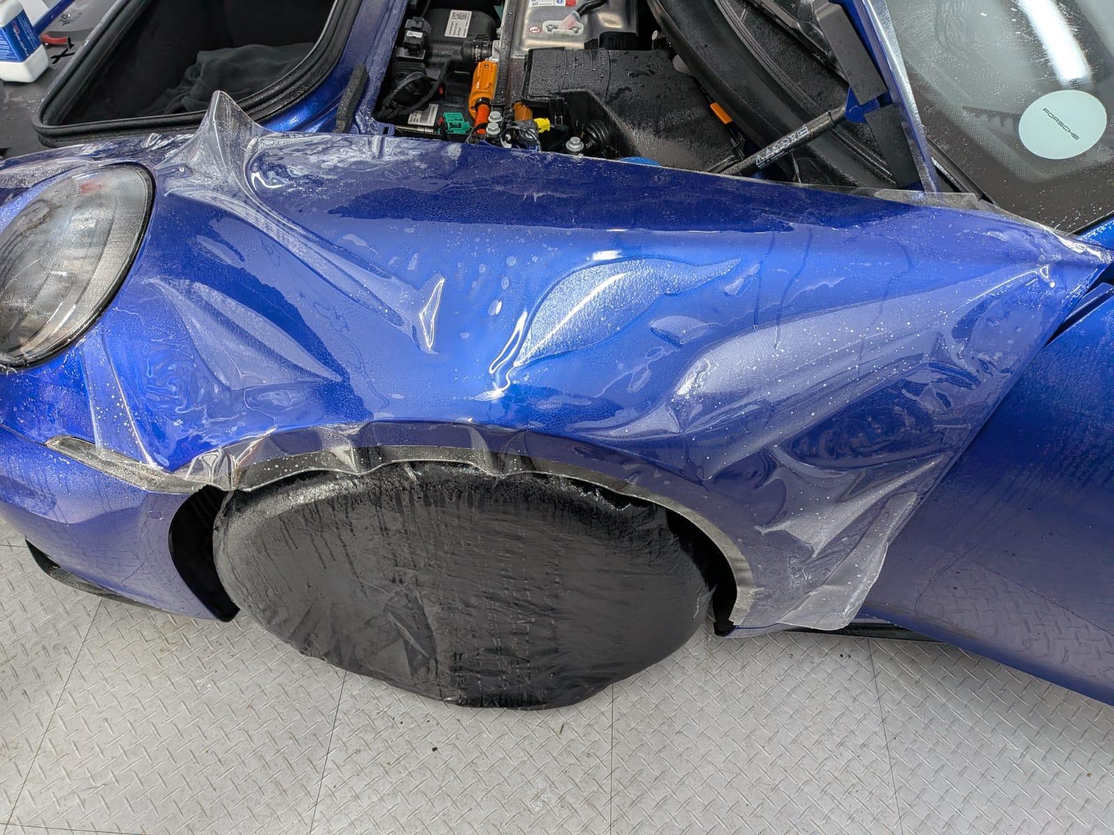 Porsche 911 Carrera 4 GTS finished in San Marino Blue – Full car Paint Protection Film (PPF)